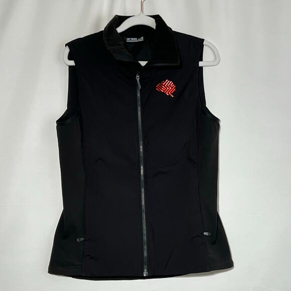 Acr'teryx Jackets & Blazers - Acr'teryx High Neck Full Zip Vest Black Womens Size Small Logo